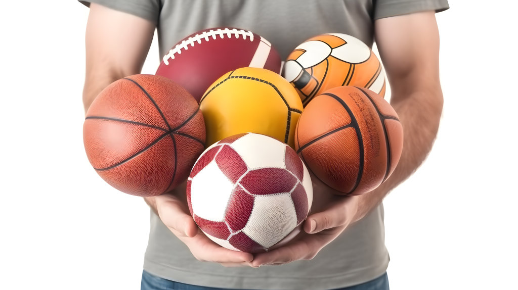 各种运动球摄影图片