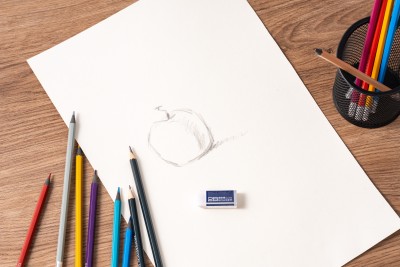 铅笔素描实拍图