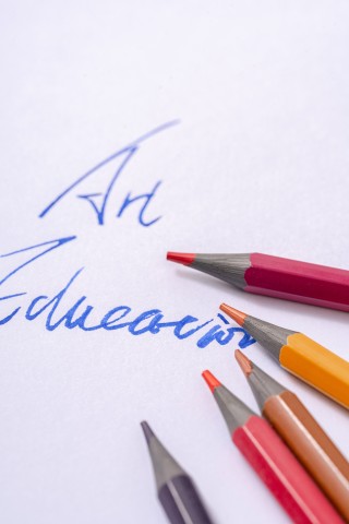 书法写字和彩铅高清图