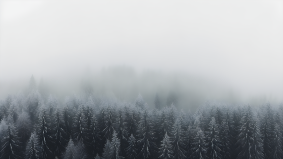 宜人的晨雾气息摄影图