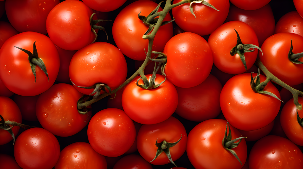 红彤彤的水果柿子摄影图