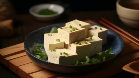 健康豆腐摄影图片