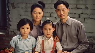 上世纪60年代中国家庭摄影图片