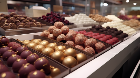 丹麦设计风格的糖果店存货摄影图片