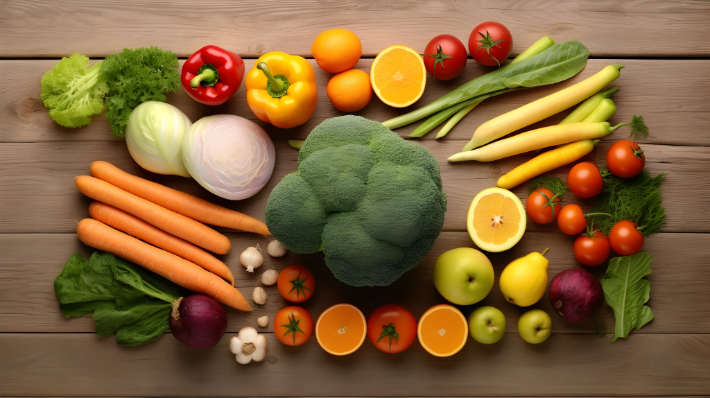 新鲜水果蔬菜摄影版权图片下载