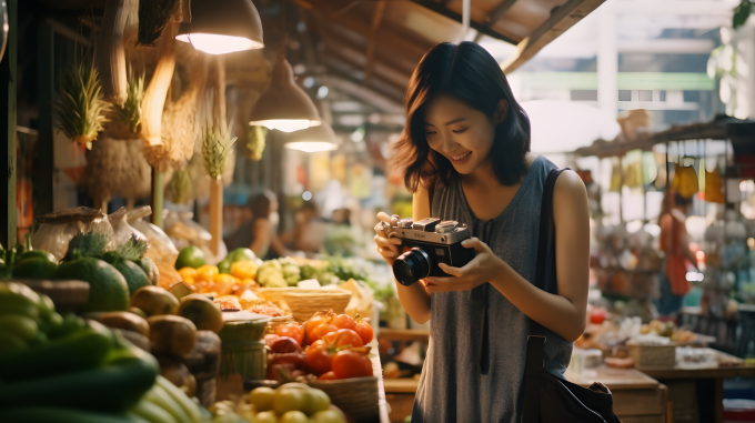 沿海女孩的优雅摄影之旅摄影图