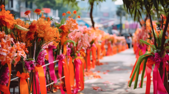 香港社区纪念亨利·方纪念堂摄影图片