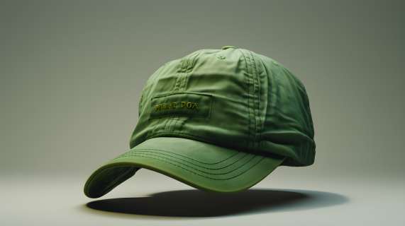 翠绿棒球帽1990年代风格的摄影图片