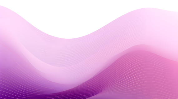 粉紫色波浪白底高清图