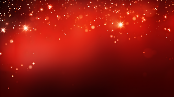 红星光影下的中国新年摄影图