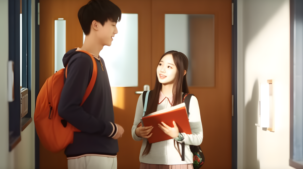 明亮背景下的真实风格聊天摄影图片