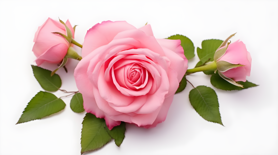 优雅的粉色玫瑰花摄影图