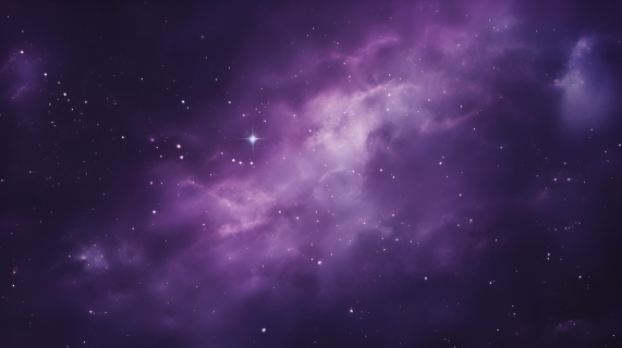 神秘紫色星空摄影图片