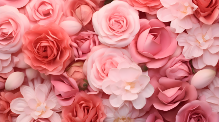 粉色玫瑰花背景摄影图片