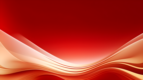 红色抽象波浪金色形状摄影图片