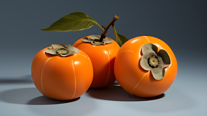 柿子的潜力与食谱摄影版权图片下载