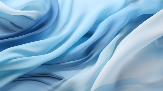 柔和迷蒙的笔触风格，高瓦特·弗林克的浅天蓝色蚕丝围巾摄影图片