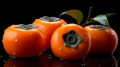 柿子水果用途摄影图片
