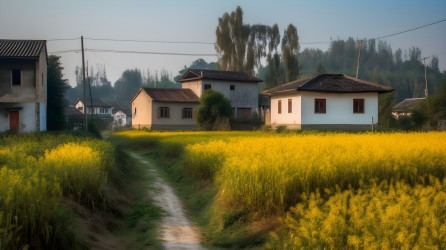 农村生活风景摄影图片