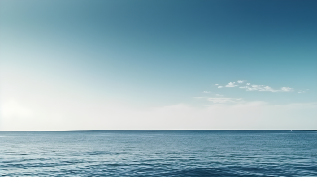 碧水中的沉思极简主义摄影图版权图片下载