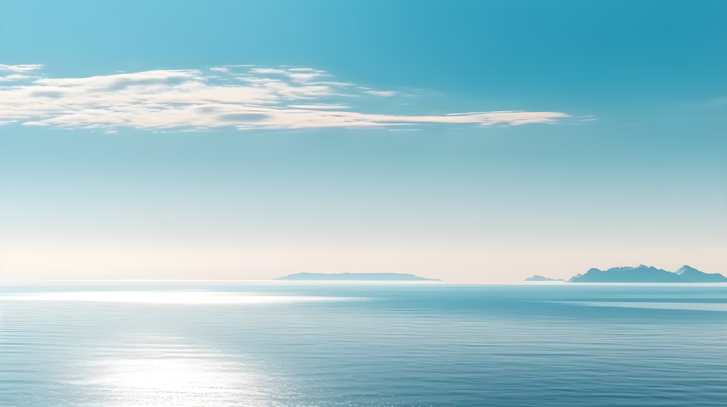 岛上的海洋景色摄影版权图片下载