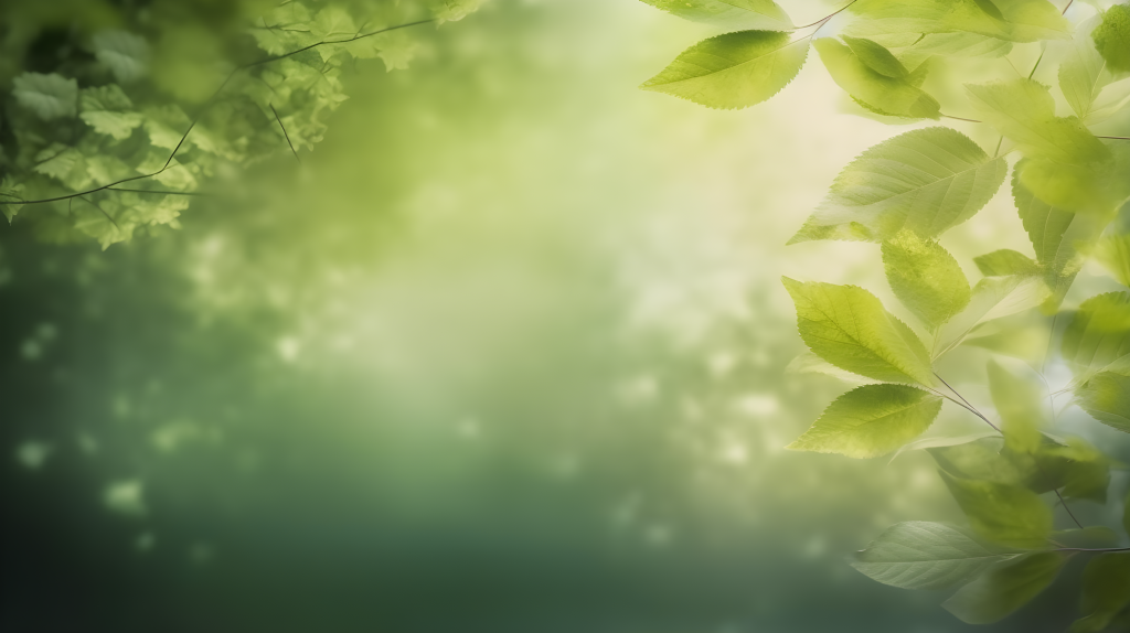 自然灵感下的绿色银色草叶背景摄影图片