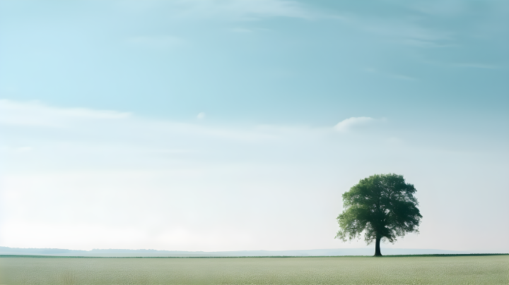 乡村孤树在广阔的草地上摄影图版权图片下载