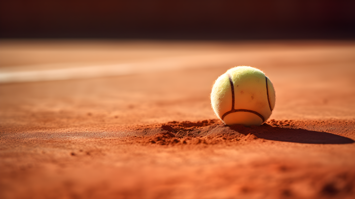 体育比赛黄色网球摄影图版权图片下载