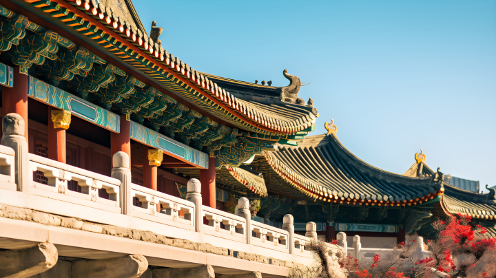 古老的中国建筑摄影图版权图片下载