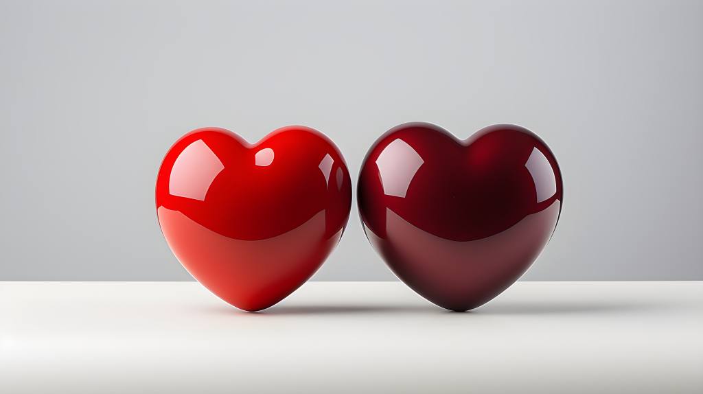 唯美红心摄影版权图片下载