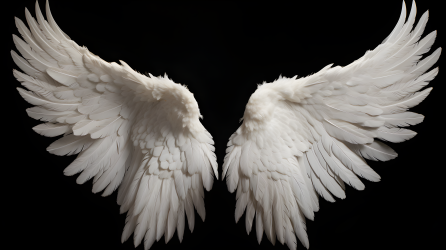 天使翅膀摄影图片