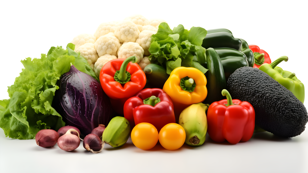 多彩日常新鲜蔬菜摄影版权图片下载