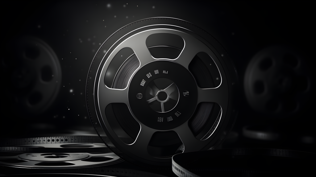 黑白胶卷摄影图