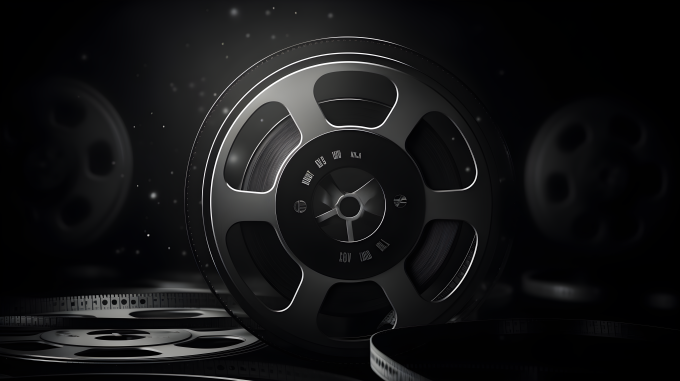 黑白胶卷摄影图