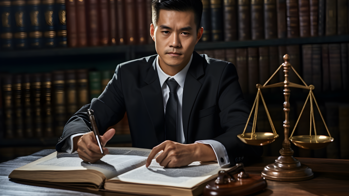亚洲法律专业华人律师摄影版权图片下载