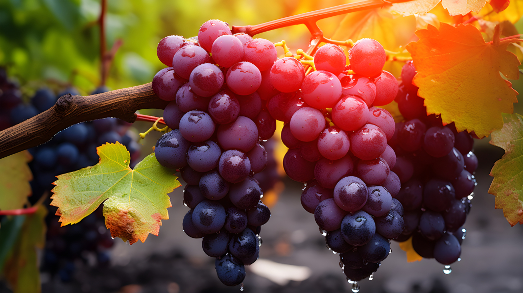 秋天葡萄摄影图片