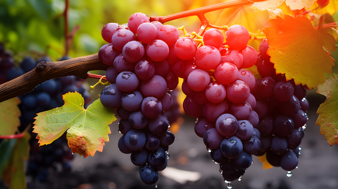 秋天葡萄摄影图片