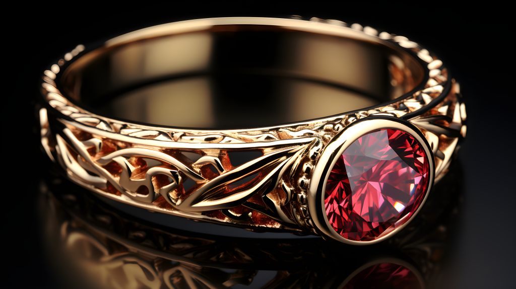 红宝石戒指摄影版权图片下载