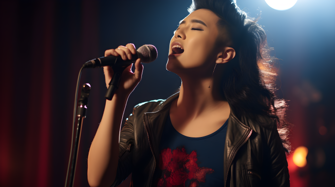 亚洲歌手摄影图