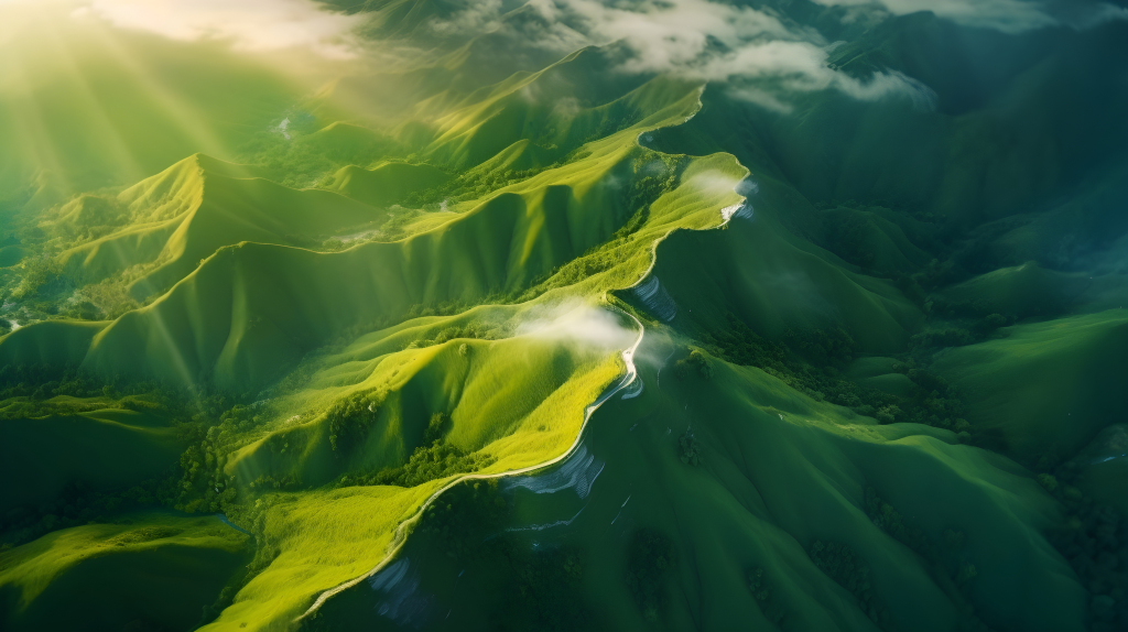 菲律宾山脉景观摄影图片