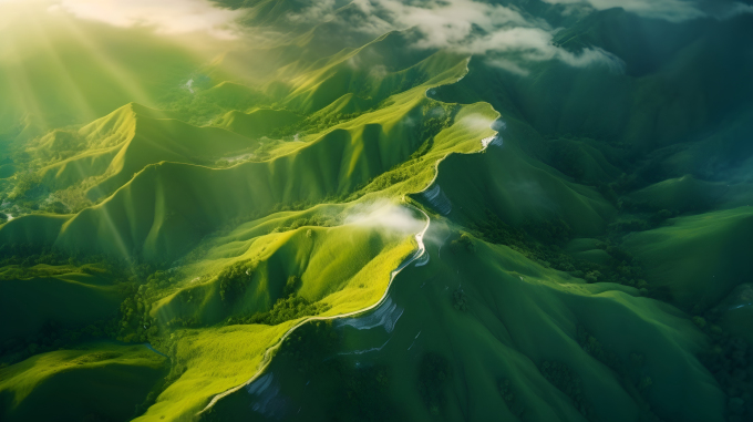 菲律宾山脉景观摄影图片