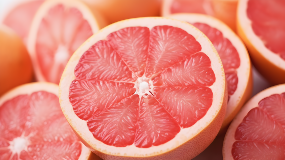 柚子籽健康益处，粉红与深红的摄影图片