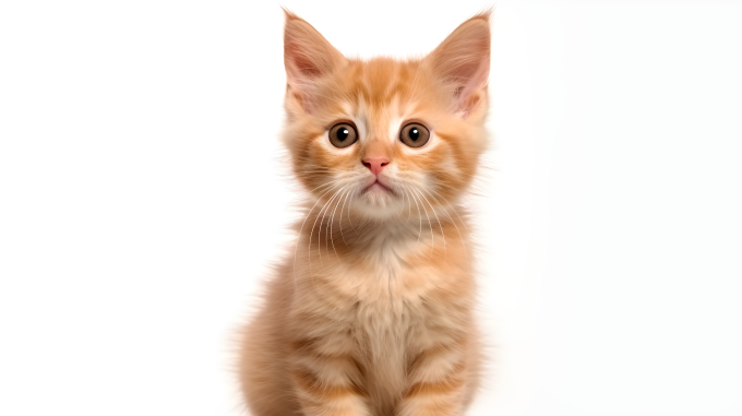 橘色小猫摄影图片