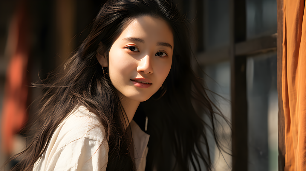 亚洲女性肖像摄影版权图片下载