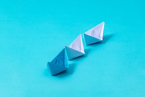 手工制作折纸小船高清图