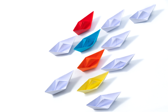 十一只小船高清图