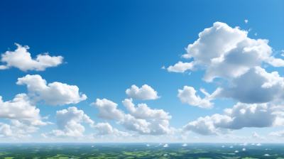 蓝天白云商业风格摄影图片
