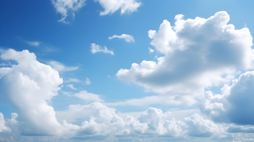 天空中的欢乐与光辉摄影图