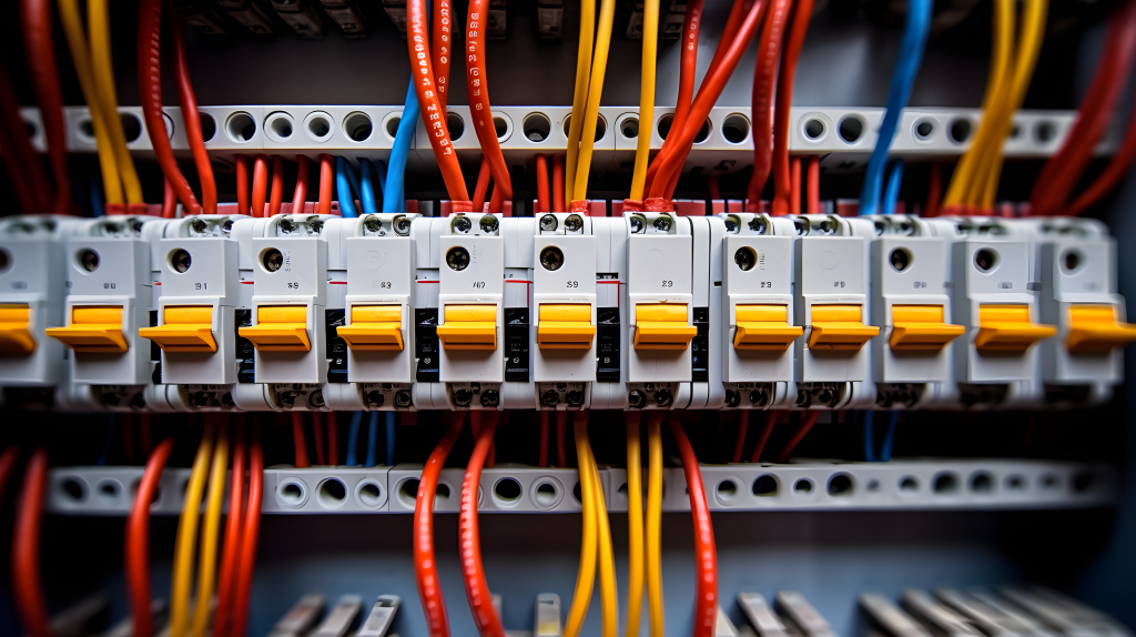 电气线路摄影版权图片下载