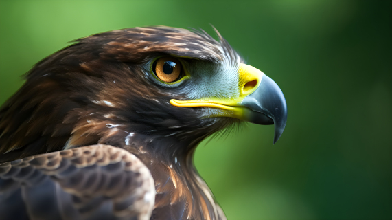 棕色鹰头摄影图片